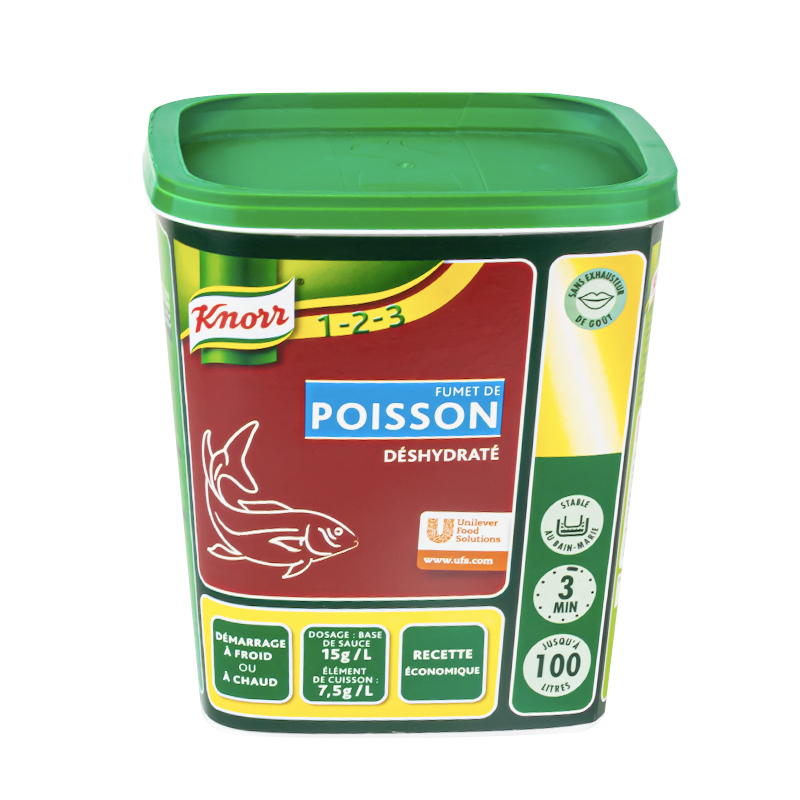 FUMET DE POSSON 750G KNORR 1.2.3 FUMET DE POSSON 750G KNORR 1.2.3
