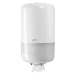 Distributeur essuie-mains Tork M1 Mini à dévidage central - Blanc