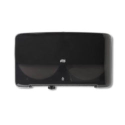 Distributeur papier toilette Tork Elevation T2 Mini Jumbo Twin - Noir